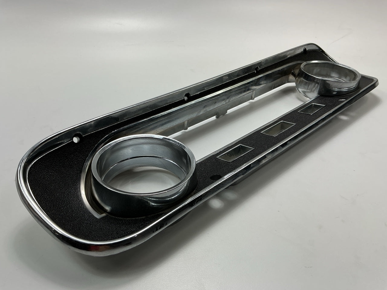 AFTERMARKET 1965 Mustang Dash Bezel Plastic And Chrome Gauge Cluster Trim Bezel