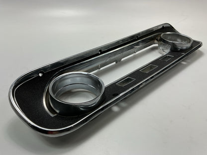 AFTERMARKET 1965 Mustang Dash Bezel Plastic And Chrome Gauge Cluster Trim Bezel