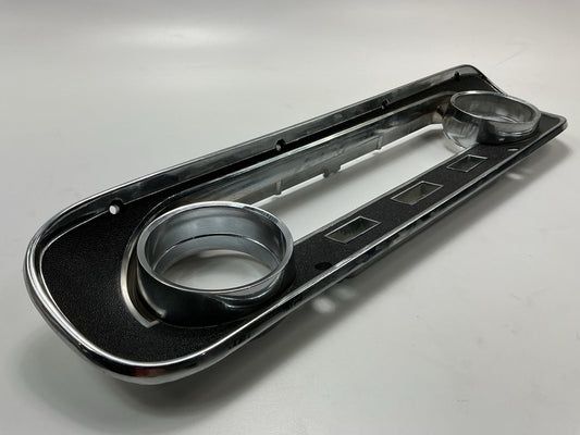 AFTERMARKET 1965 Mustang Dash Bezel Plastic And Chrome Gauge Cluster Trim Bezel