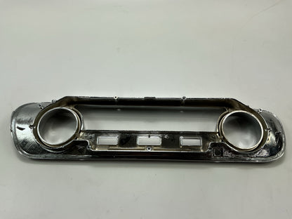 AFTERMARKET 1965 Mustang Dash Bezel Plastic And Chrome Gauge Cluster Trim Bezel