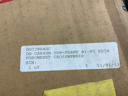 Front Crossmember Reinforcement (axle Beam) For 01-03 Chrysler Town & Country