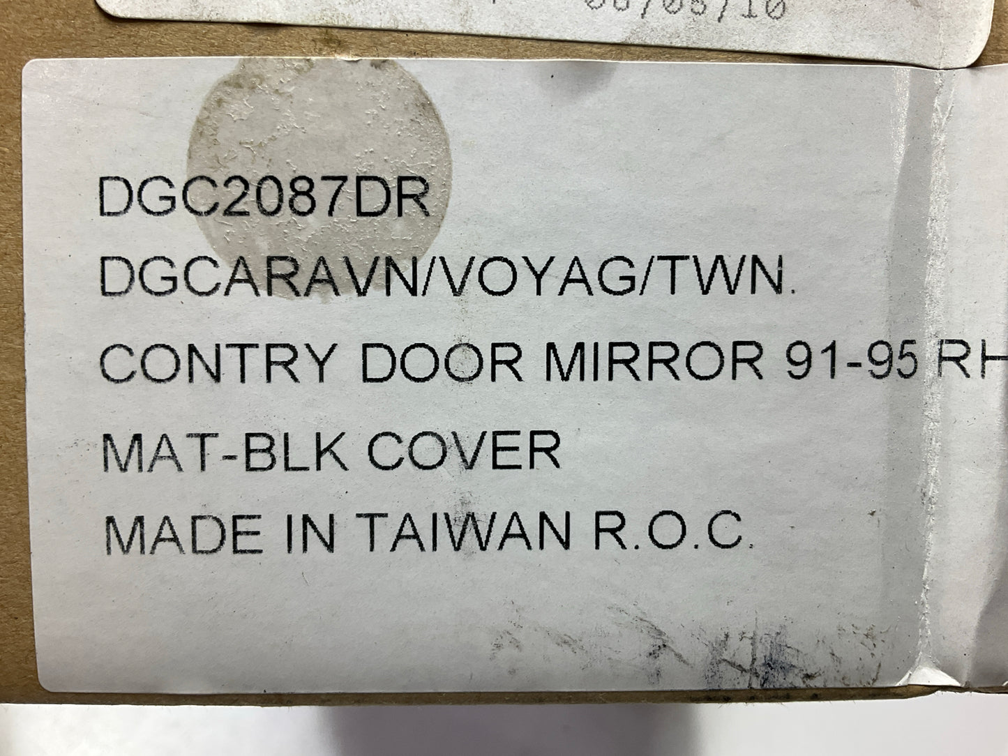 NEW AFTERMARKET Right Heated Door Mirror 91-95 Caravan Voyager Town & Country