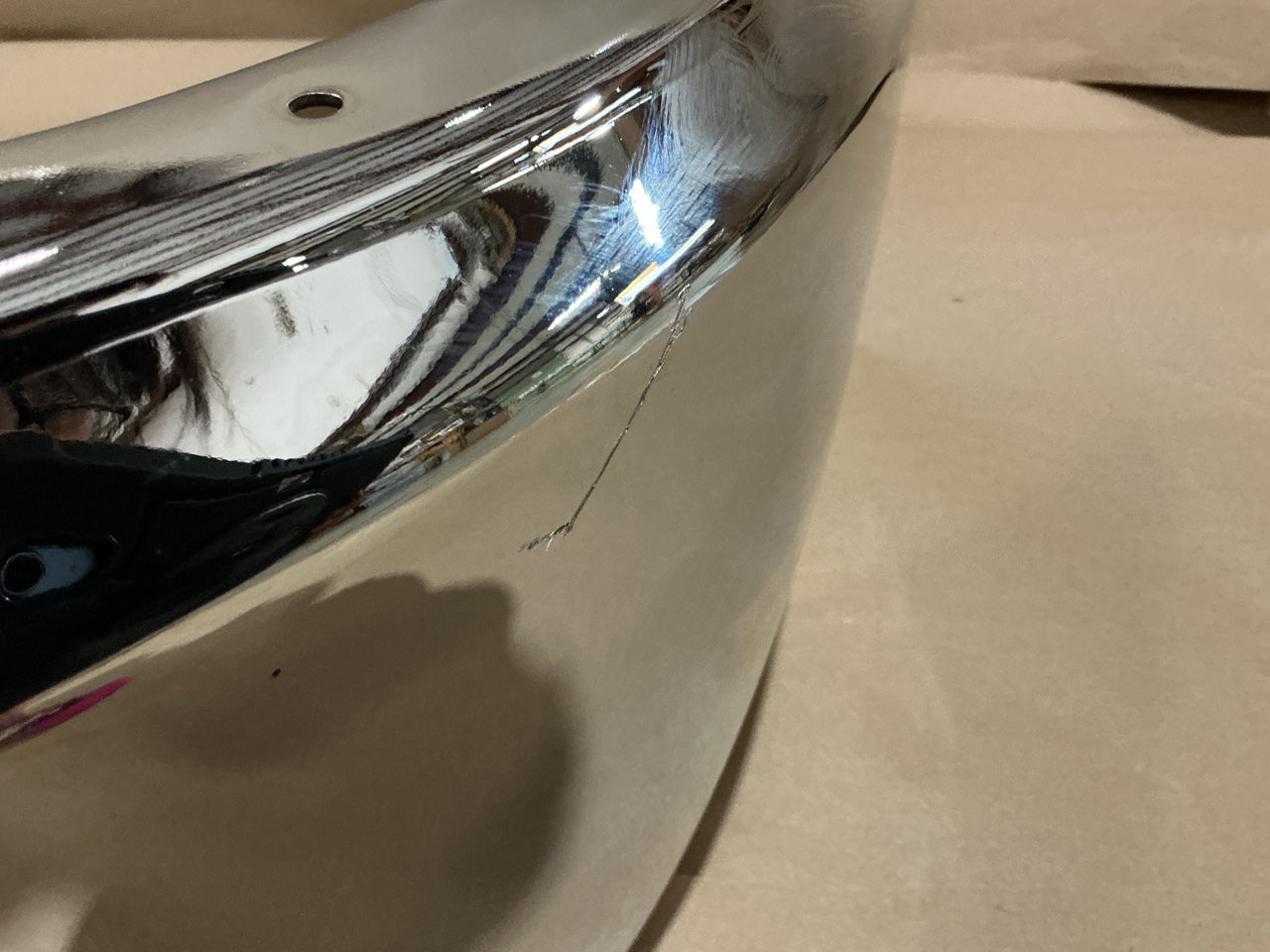 NEW AFTERMARKET Front Chrome Bumper For 2013-2024 Dodge Ram 1500 W/ Fog Lamps