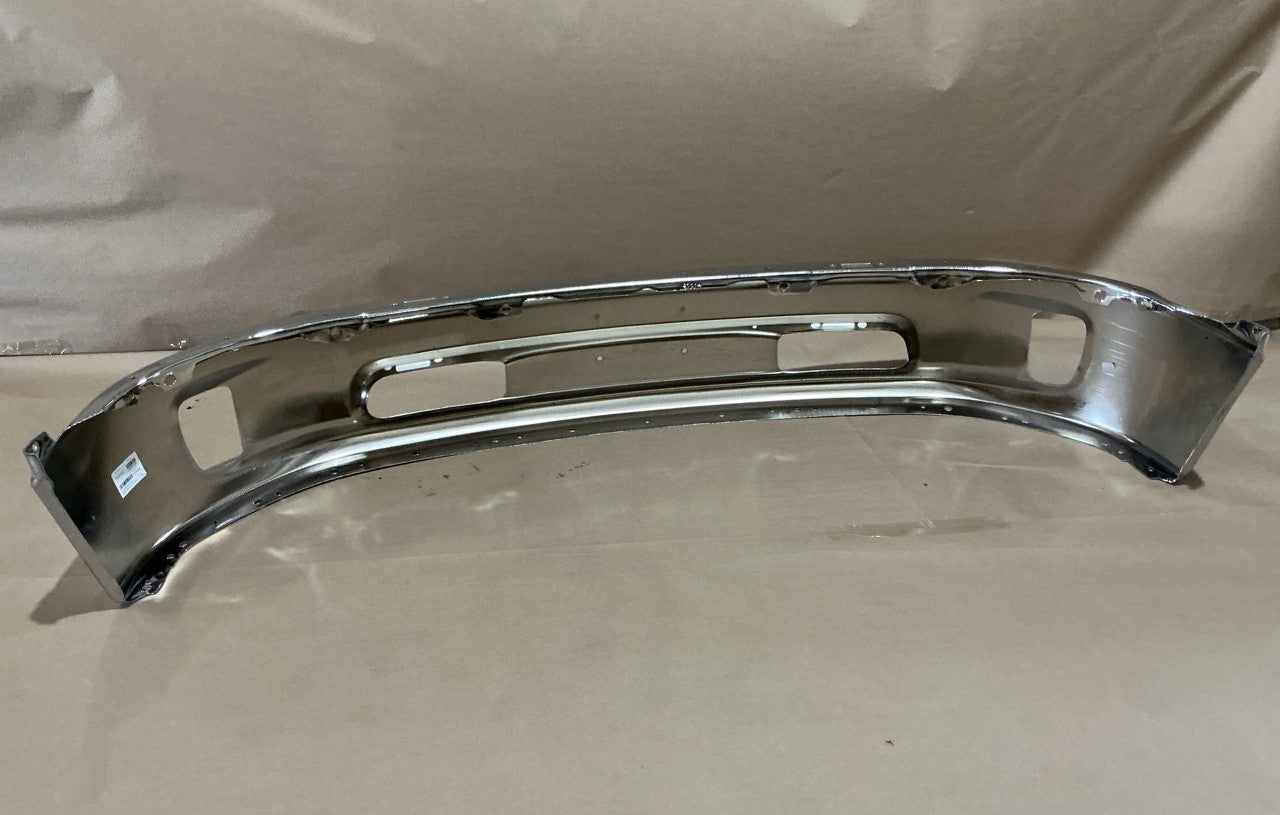 NEW AFTERMARKET Front Chrome Bumper For 2013-2024 Dodge Ram 1500 W/ Fog Lamps