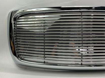 AFTERMARKET Horizontal Front Hood Bumper CHROME Grill Grille - CH1200287