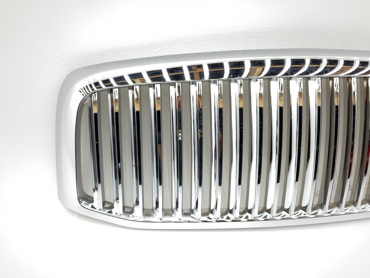 VERTICAL-BAR Chrome Silver ABS Grille For 2006-2008 Dodge Ram 1500 / 2500 / 3500