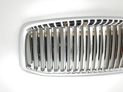VERTICAL-BAR Chrome Silver ABS Grille For 2006-2008 Dodge Ram 1500 / 2500 / 3500
