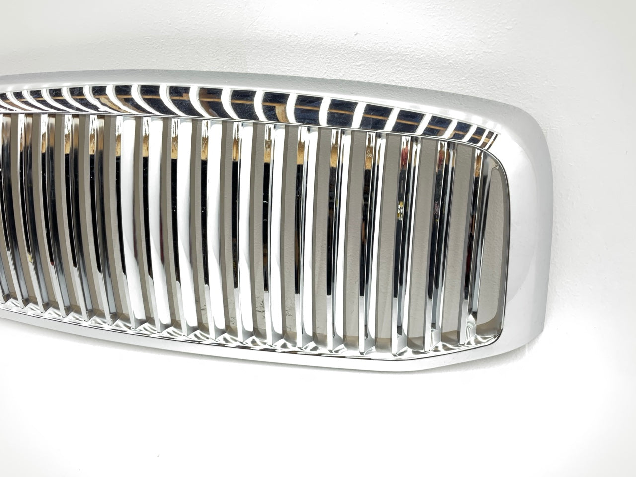 VERTICAL-BAR Chrome Silver ABS Grille For 2006-2008 Dodge Ram 1500 / 2500 / 3500