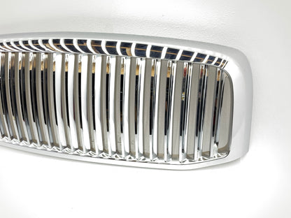 VERTICAL-BAR Chrome Silver ABS Grille For 2006-2008 Dodge Ram 1500 / 2500 / 3500