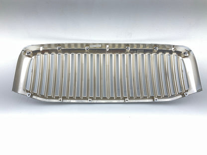 VERTICAL-BAR Chrome Silver ABS Grille For 2006-2008 Dodge Ram 1500 / 2500 / 3500