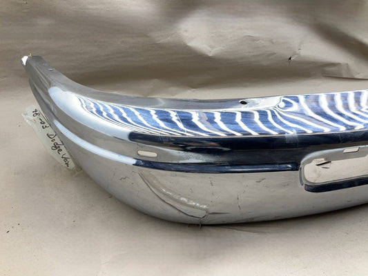 DGV1008FC  Front Chrome Bumper For 1998-2003 Dodge Ram 1500-3500 Van (VAN ONLY)