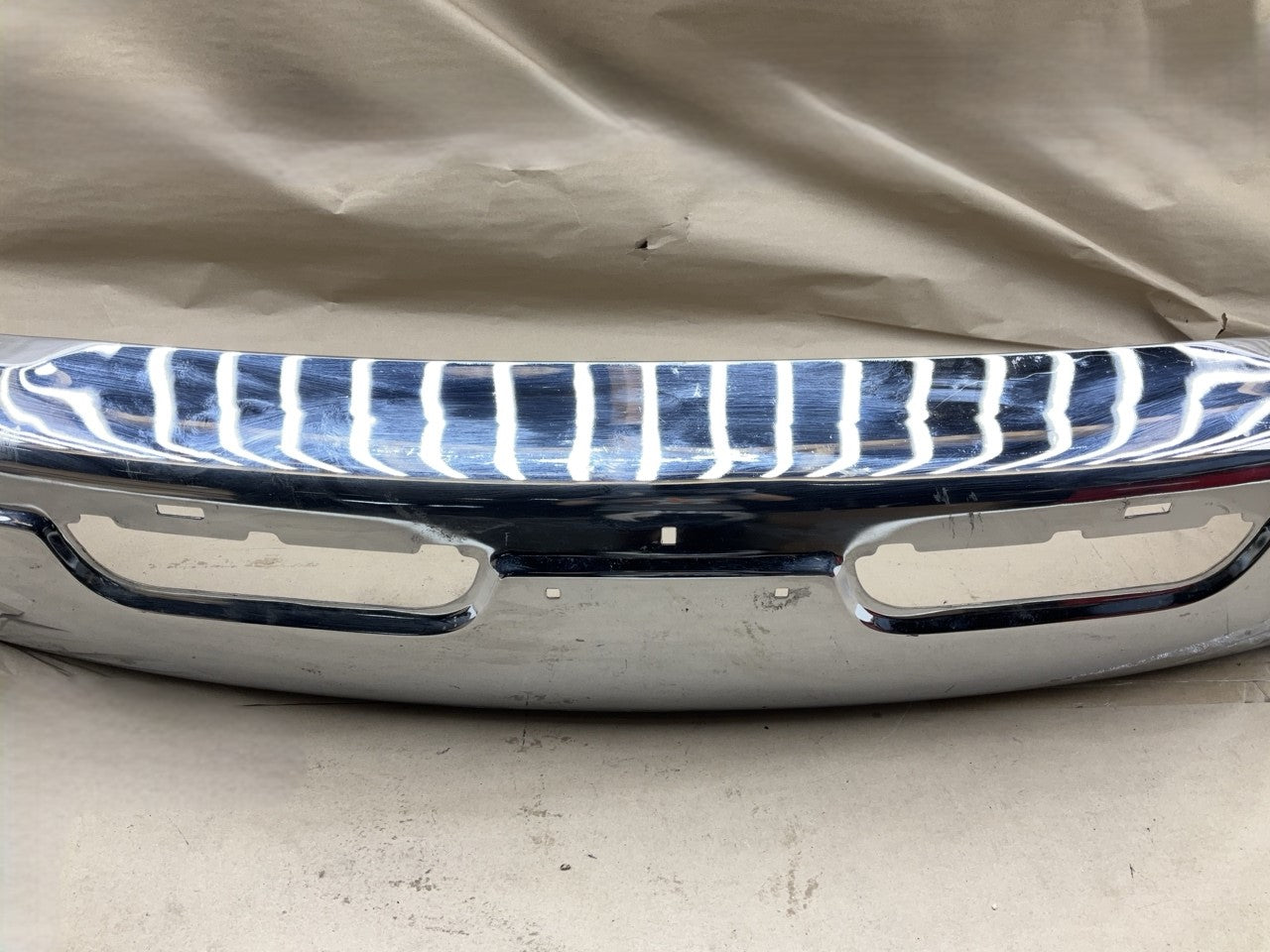 DGV1008FC  Front Chrome Bumper For 1998-2003 Dodge Ram 1500-3500 Van (VAN ONLY)