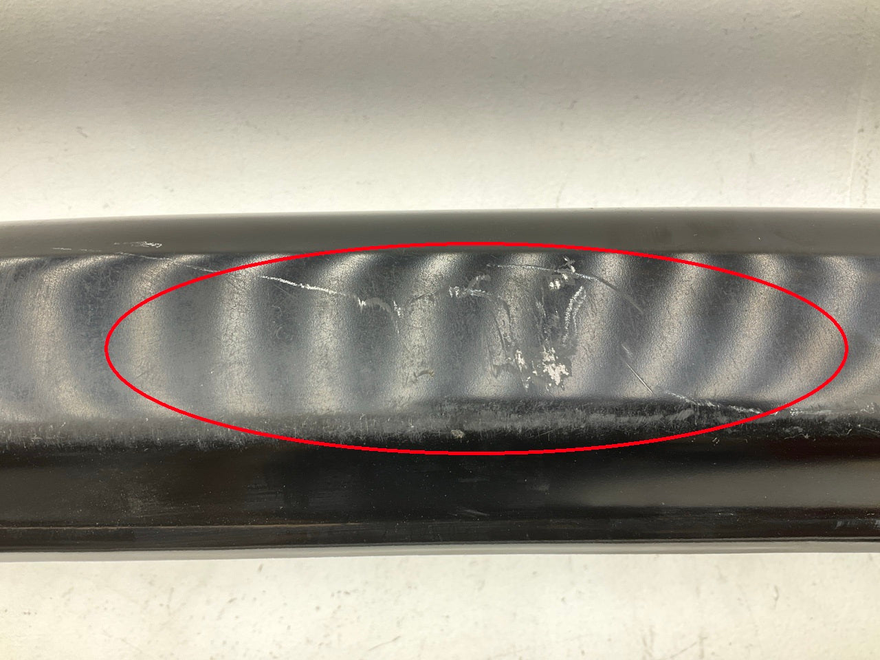 Scratched DGV1018FC Front Metal Bumper For 1994-1997 Dodge Van W/O Top Pad Hole