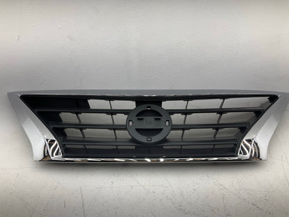 NEW AFTERMARKET  Black W/Chrome Upper Grille For 2015-16 Nissan Versa NI1200261