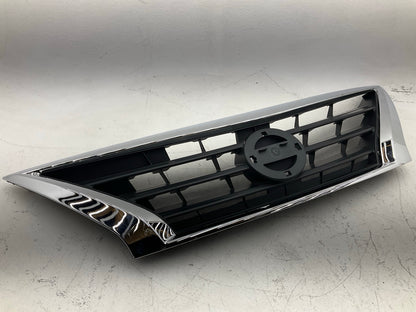 NEW AFTERMARKET  Black W/Chrome Upper Grille For 2015-16 Nissan Versa NI1200261