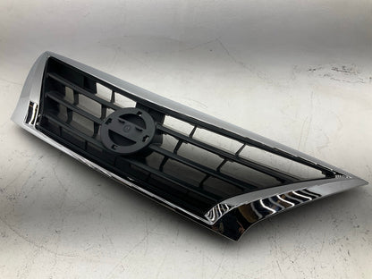 NEW AFTERMARKET  Black W/Chrome Upper Grille For 2015-16 Nissan Versa NI1200261