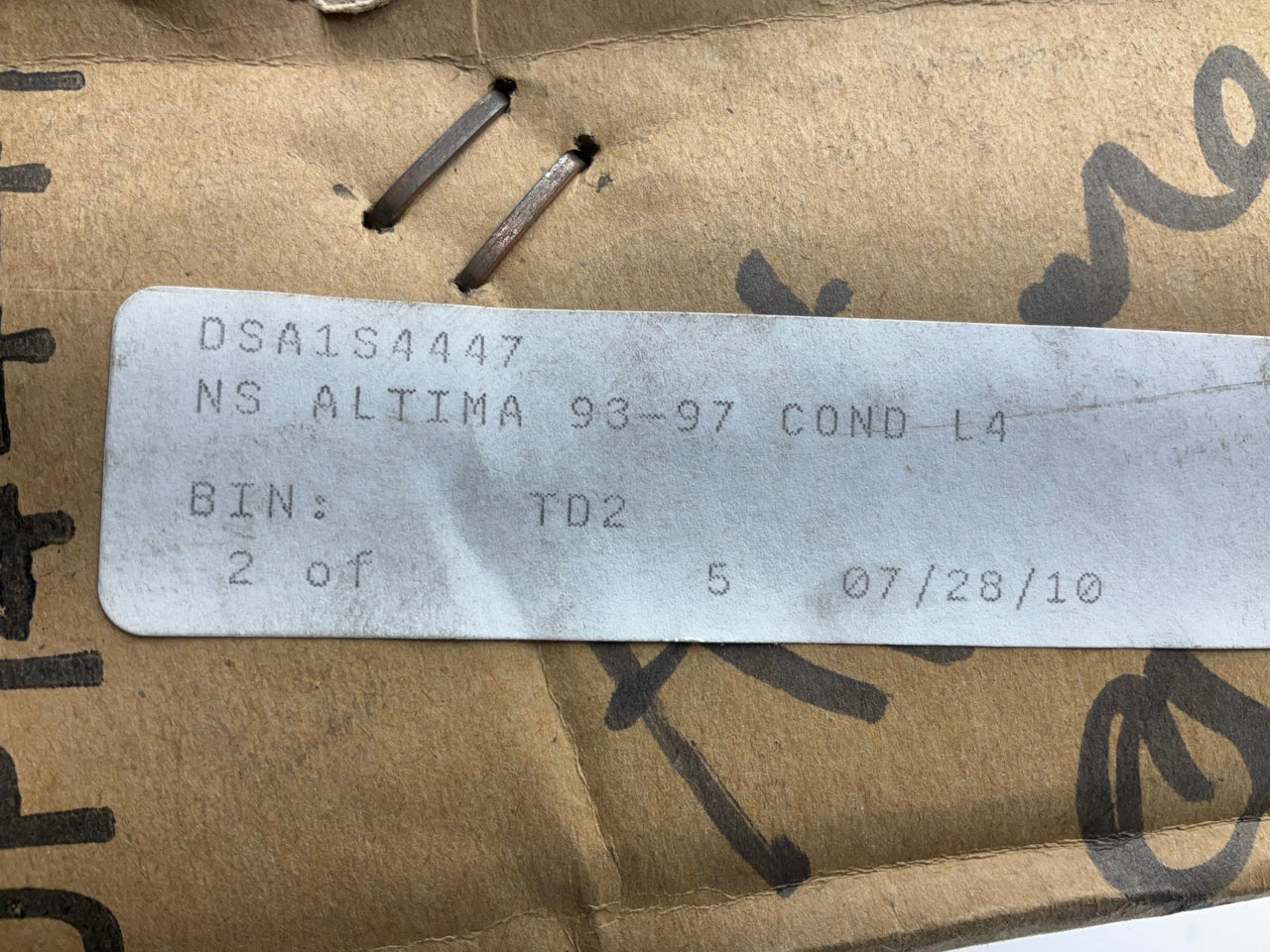 NEW AFTERMARKET DSA1S4447 A/C Condenser For 1993-1997 Nissan Altima 2.4L