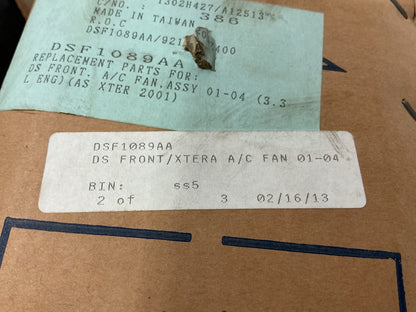 NEW - AFTERMARKET DSF1089AA A/C Condenser Fan Assembly