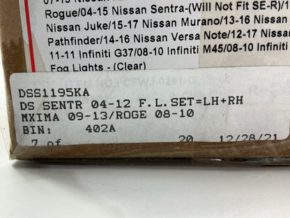 NEW AFTERMARKET Fog Light Lamp Set - CFWJ-0281-C