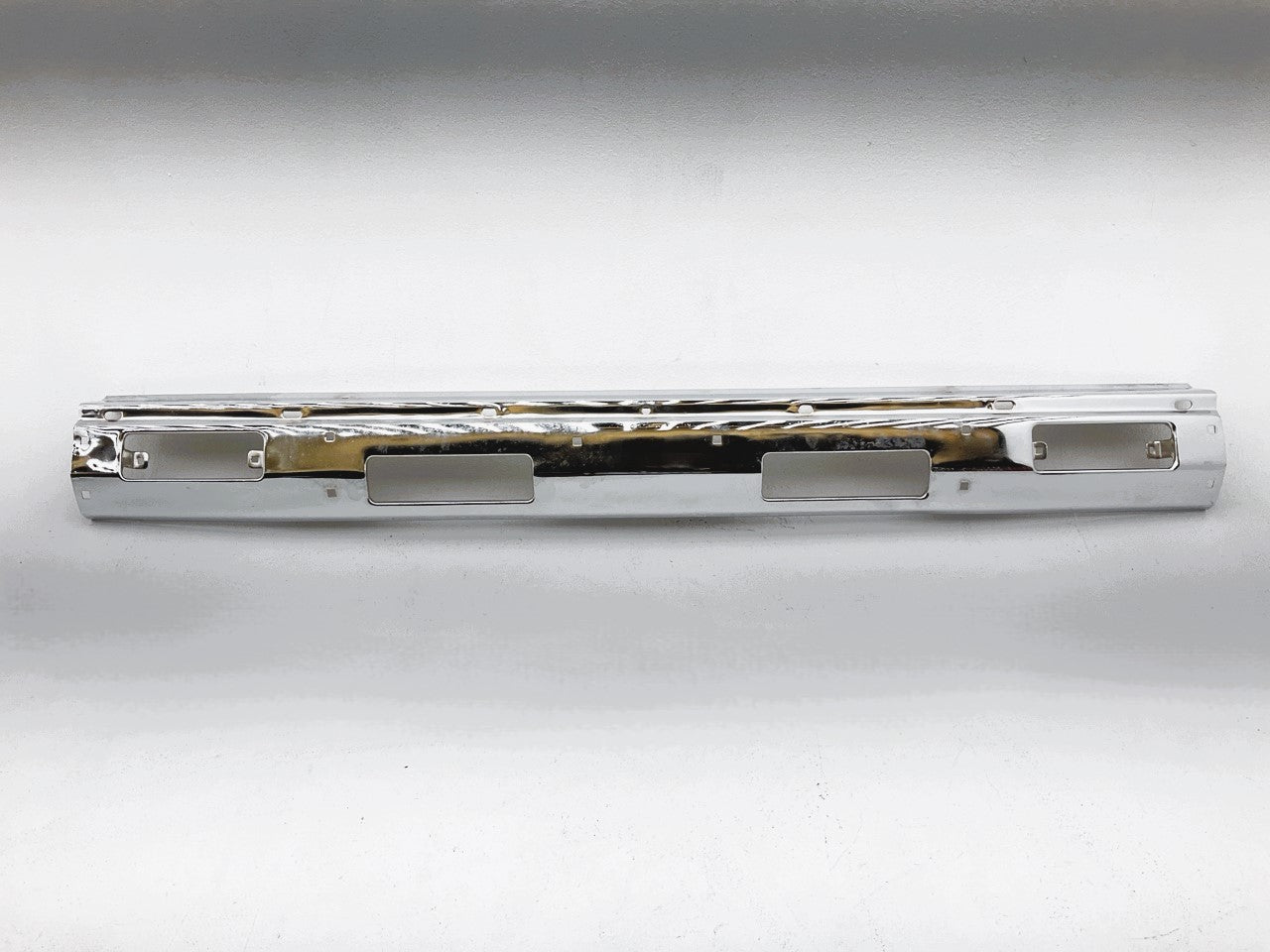 New Chrome Front Bumper For 86-92 Nissan D21 Hardbody Pickup With Top Pad Holes
