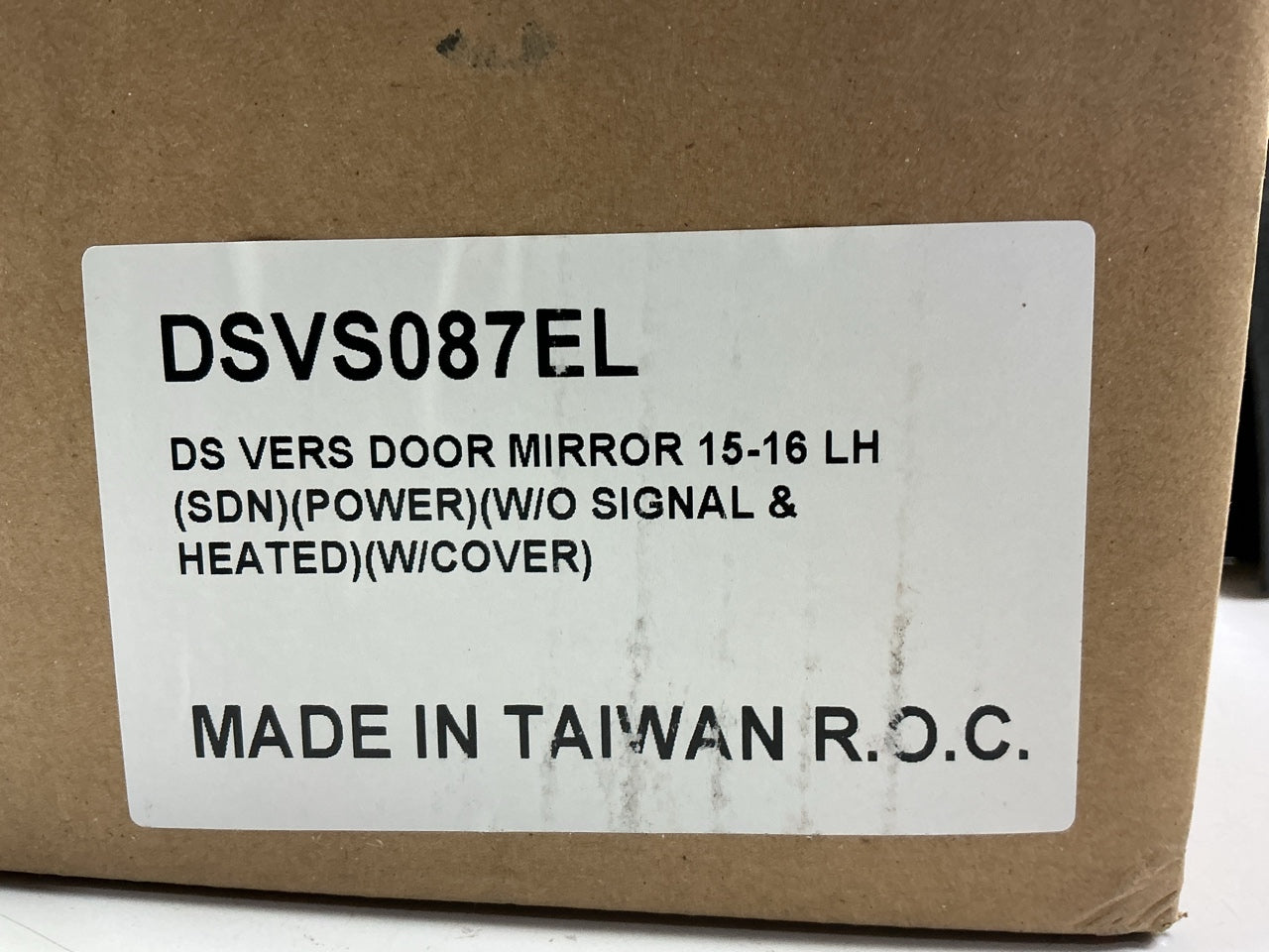 AFTERMARKTET Left Driver Side Mirror Powered W/O Signal Light W/O Heated