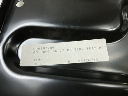 NEW AFTERMARKET Bottom Battery Tray  For 1966-1977 Ford Bronco - C4TZ-10732-D