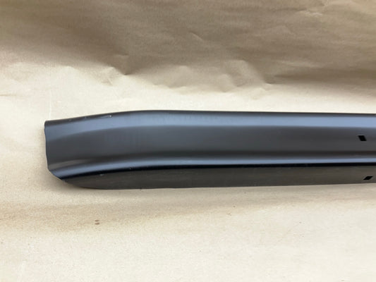 FDB750PT Front Or Rear Steel Bumper, Painted Black - 1966-1977 Bronco
