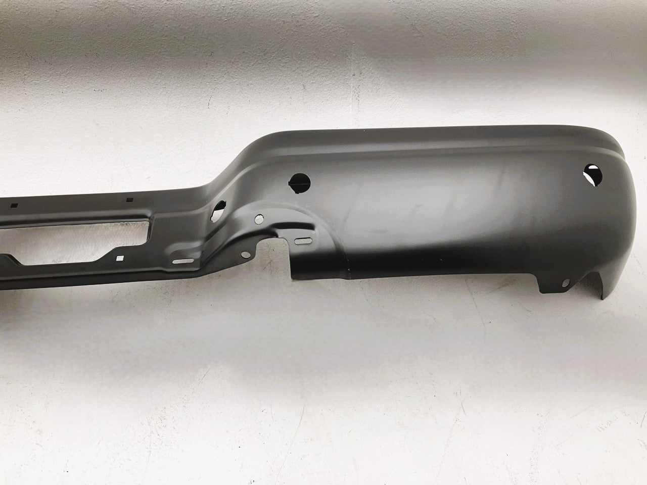 NEW 1997-2002 Ford Expedition Rear Black Bumper Face Bar WITH Park Sensor Holes