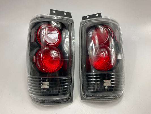 JDM BLACK 1997-2002 Ford Expedition Tail Lights Brake Lamps Pair Left+Right