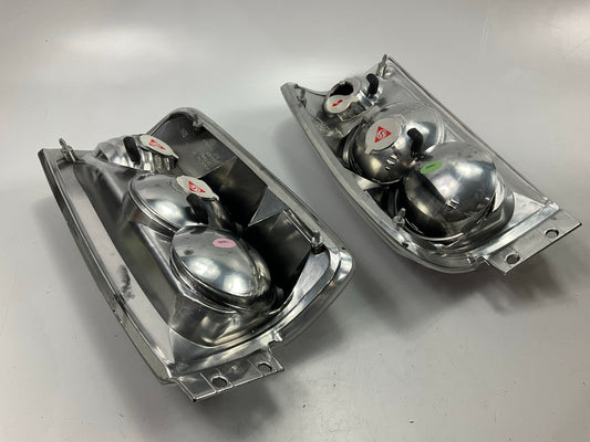 JDM BLACK 1997-2002 Ford Expedition Tail Lights Brake Lamps Pair Left+Right