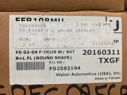 NEW AFTERMARKET Right / Left Fog Light Lamp 2002-05 Focus SVT