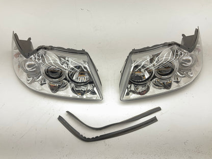 COSMET. DAMAGE 99-04 Mustang LED Halo Projector Headlights Head Lamps Left+Right