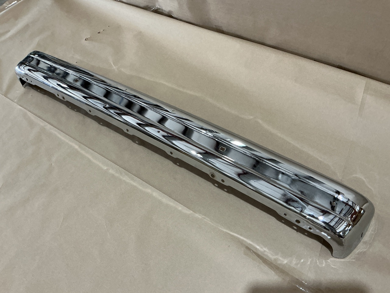NEW FDR11088AC Front Chrome Bumper - 1983-1985 Ford Ranger, 1984-1985 Bronco II