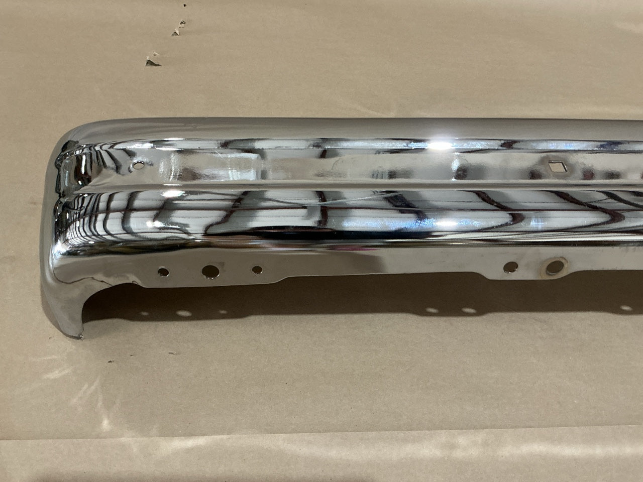 NEW FDR11088AC Front Chrome Bumper - 1983-1985 Ford Ranger, 1984-1985 Bronco II