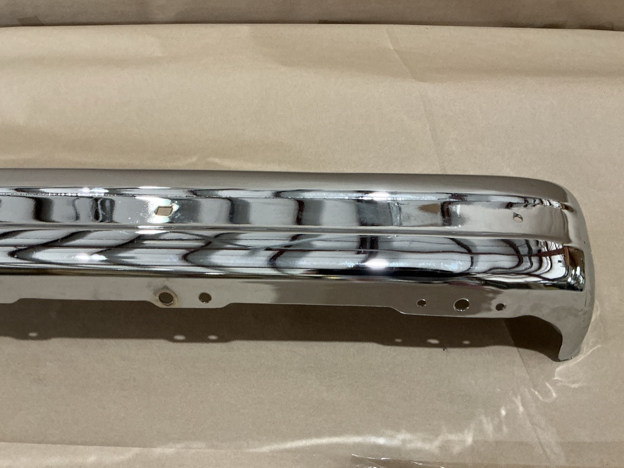 NEW FDR11088AC Front Chrome Bumper - 1983-1985 Ford Ranger, 1984-1985 Bronco II