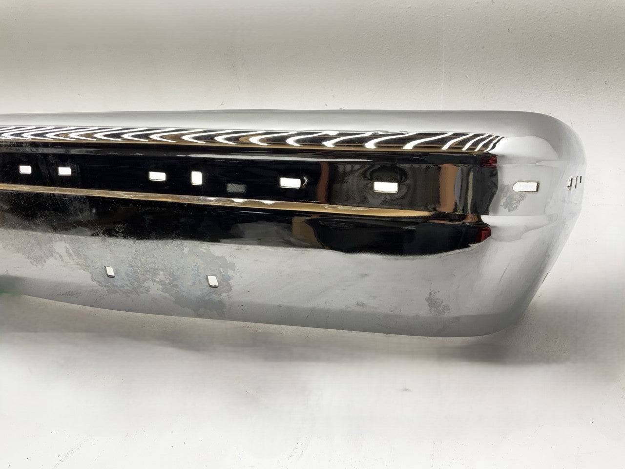 NEW AFTERMARKET FDT1008DD Front Chrome Steel Bumper 1987-1991 F-150 F-250 F-350