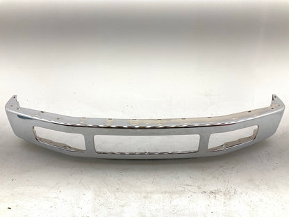 Chrome Steel Front Bumper W/ Molding Holes - 2008-2010 Ford F-450 SD Super Duty