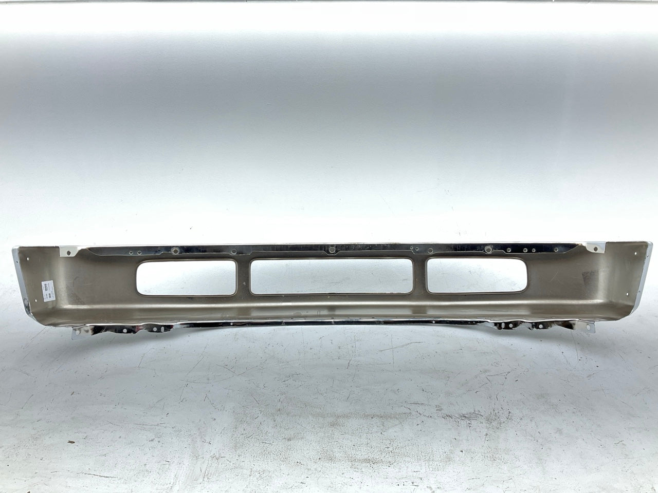 Chrome Steel Front Bumper W/ Molding Holes - 2008-2010 Ford F-450 SD Super Duty