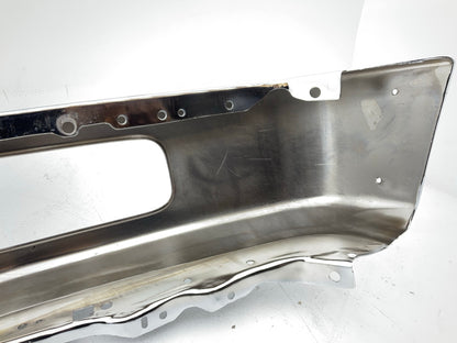 Chrome Steel Front Bumper W/ Molding Holes - 2008-2010 Ford F-450 SD Super Duty