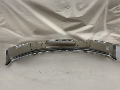 FDT1008XC Chrome Steel Front Bumper 2009-14 Ford F150 Pickup W/O Fog Light Hole