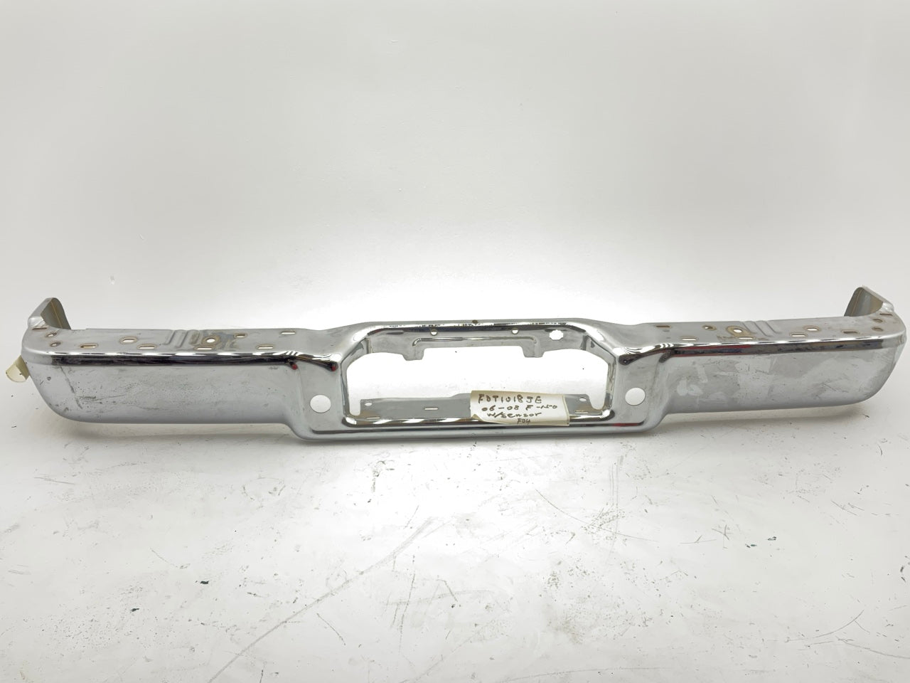 NEW FDT1018JE Rear Steel Step Bumper - 2006-2008 Ford F-150 With Sensor Holes