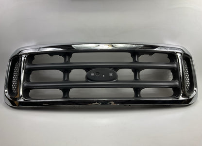 NEW AFTERMARKET Chrome Gray Front Grille - 1999-2004 Ford F-250 F-350 Super Duty