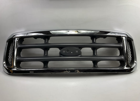 NEW AFTERMARKET Chrome Gray Front Grille - 1999-2004 Ford F-250 F-350 Super Duty