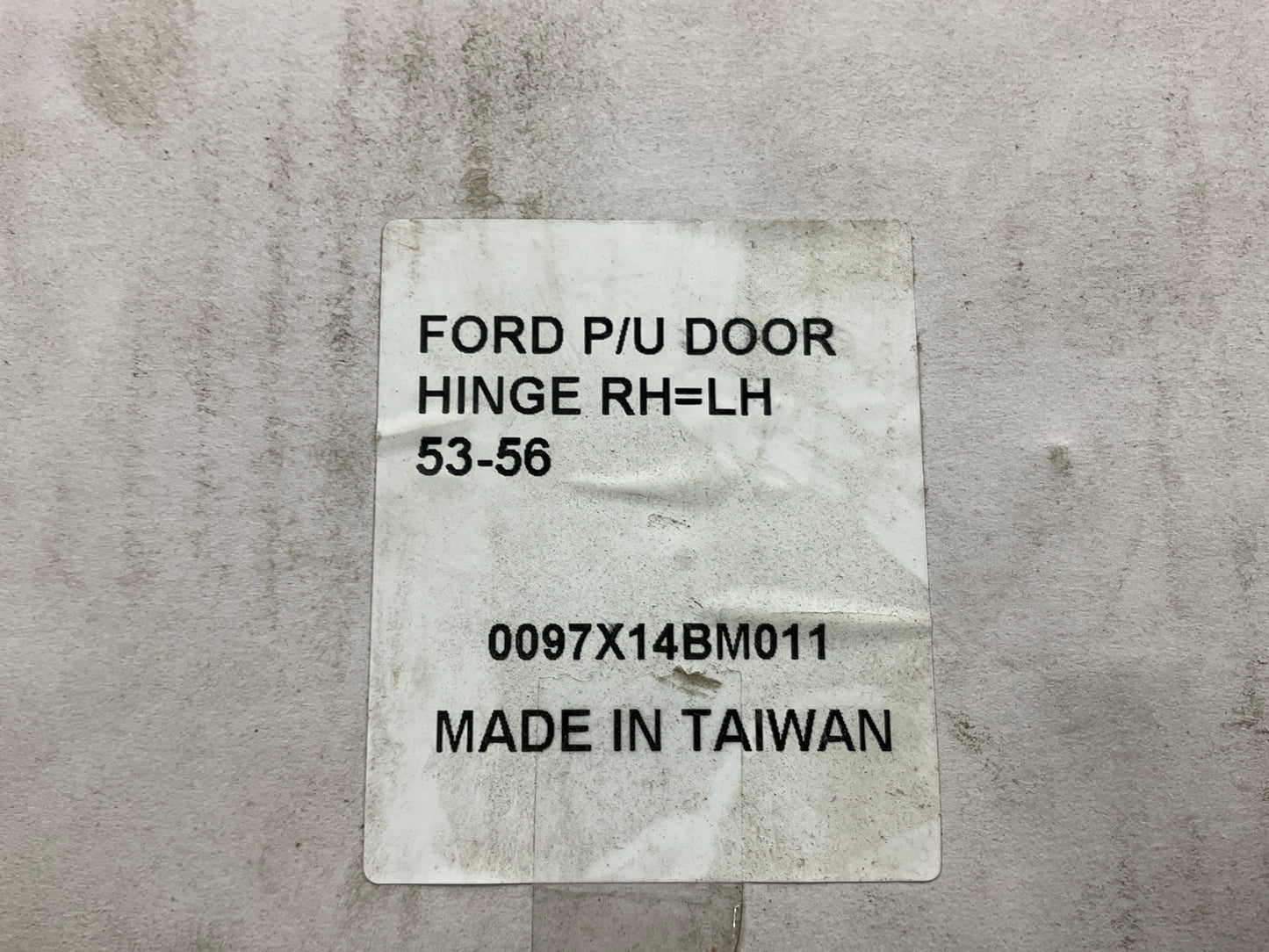 NEW AFTERMARKET FDT1083HA Single Door Hinge - 1953-1956 F-100 Truck