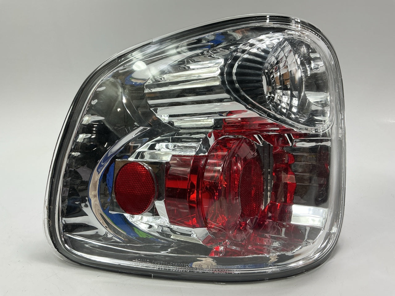 AFTERMARKET Chrome Euro Style Tail Light Lamp Set For 01-03 Ford F-150 Flareside