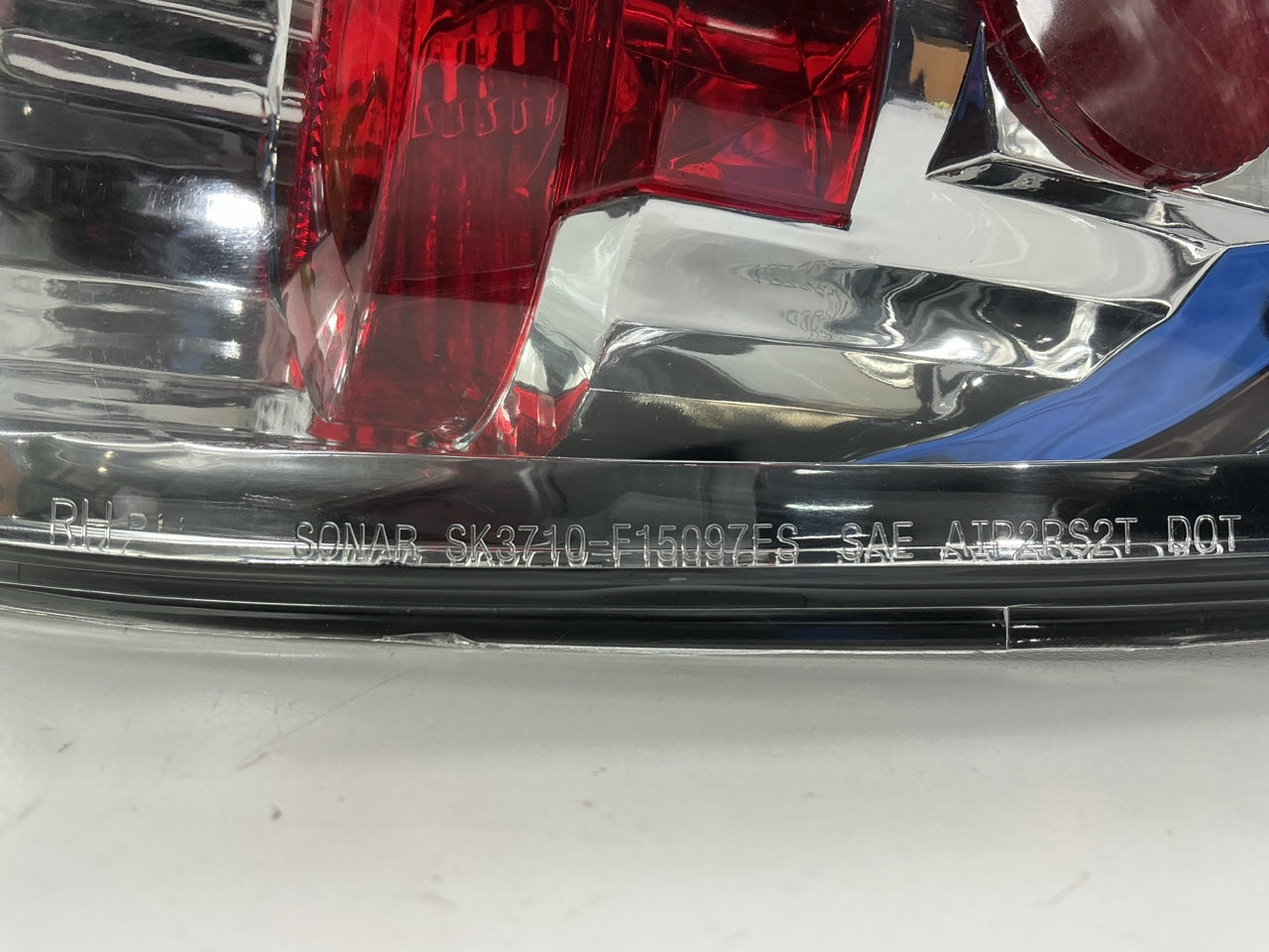 AFTERMARKET Chrome Euro Style Tail Light Lamp Set For 01-03 Ford F-150 Flareside