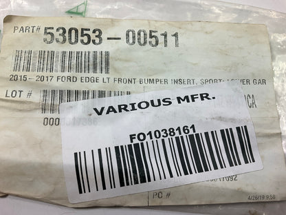 NEW - AFTERMARKET FO1038161 Front Left Drivers Side Bumper Trim 15-18 Ford Edge