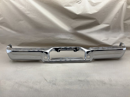 FO1102358 Chrome Rear Bumper W/O Park Assist Sensor Holes - 2004-2008 Ford F-150