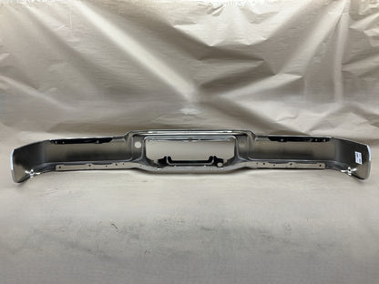 FO1102358 Chrome Rear Bumper W/O Park Assist Sensor Holes - 2004-2008 Ford F-150