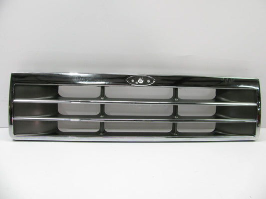 FO1200181 Replacement Chrome / Silver Front Grille For 1991-1994 Ford Explorer